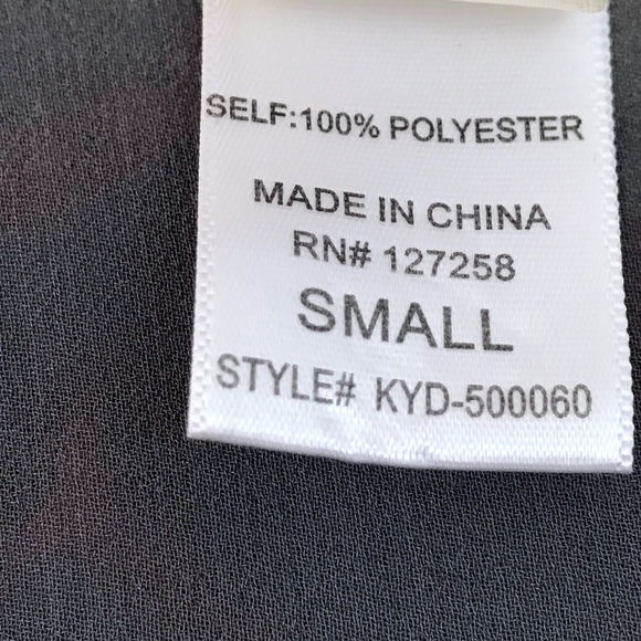 Francesca's Emmelee Tie Waist Printed Dress Small - Picture 4 of 8